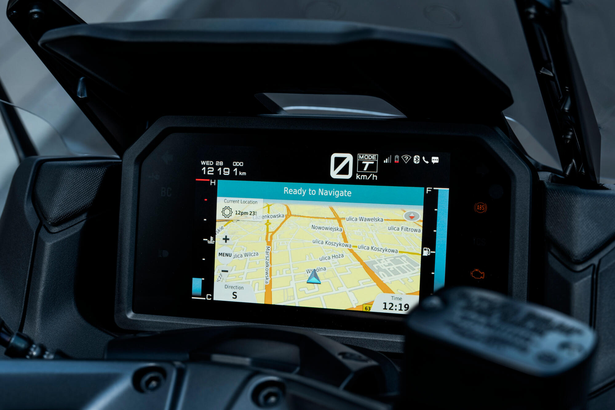 7-inch TFT screen with Garmin Navigation