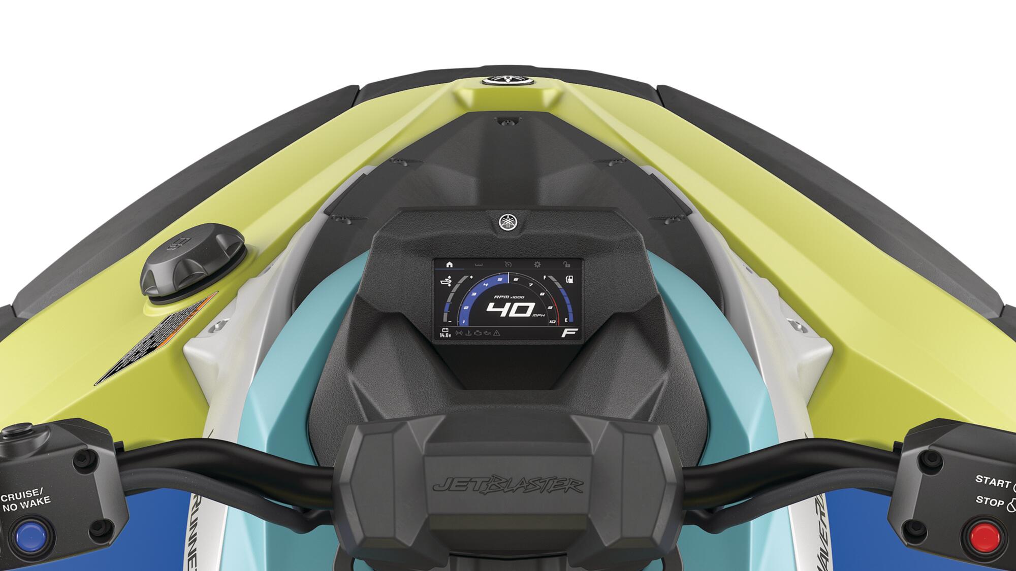 4.3-inch multi-function colour display with fast access